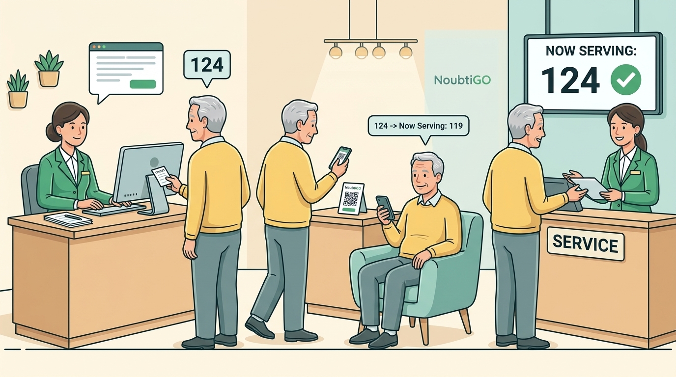 Noubtigo Queue Management Flow